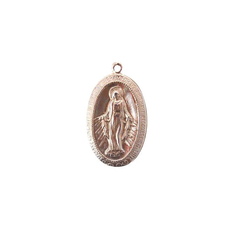 14kt Miraculous Mary Charm