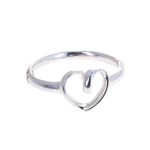Open Heart Silhouette Bracelet
