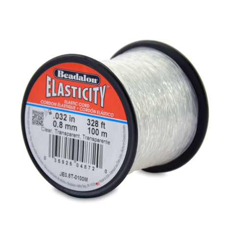 0.8mm Clear Elastic Cord 100M