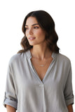 Large Sideways Cross Necklace