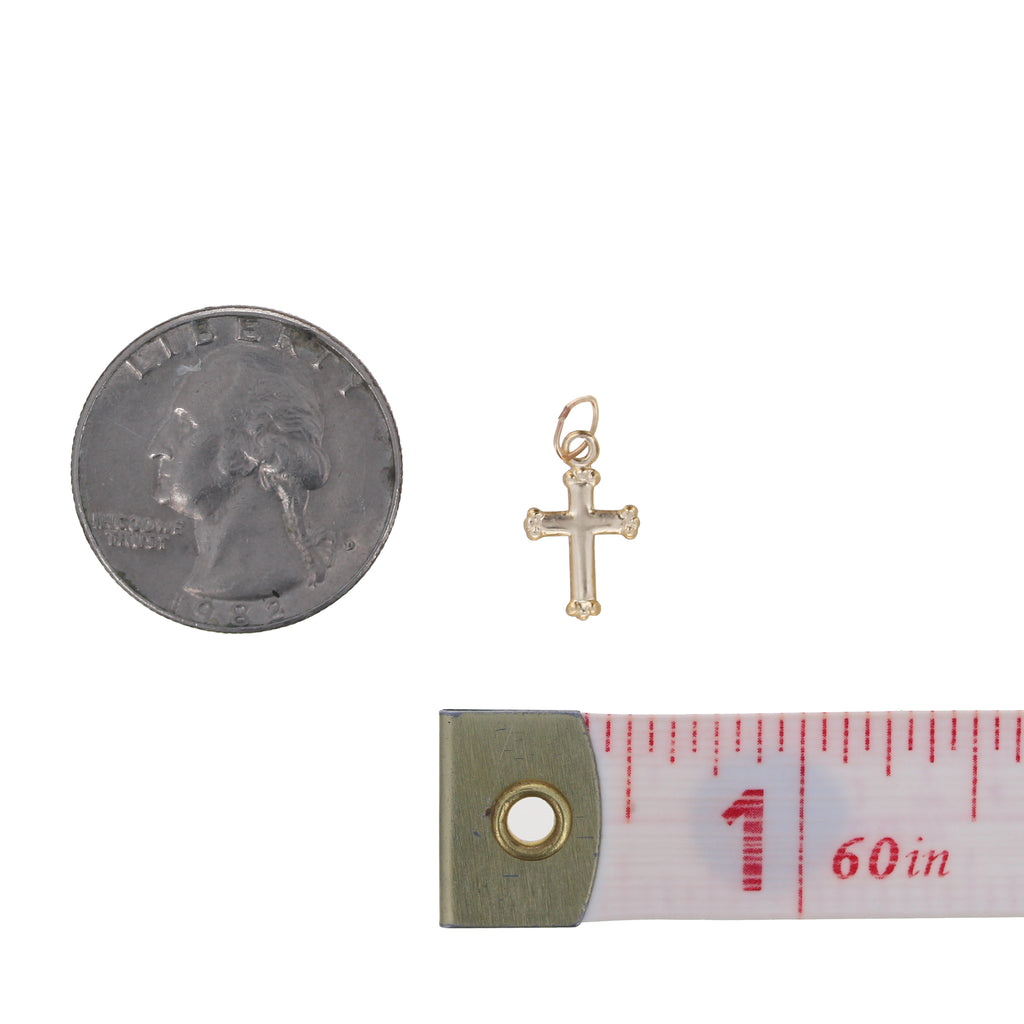 Small Gold Filled Cross Charm
