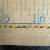 GF 2.2mm Twist Figaro Chain