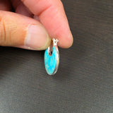 Modern Turquoise Hoops