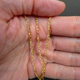 GF 2.2mm Twist Figaro Chain