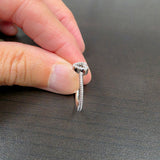 Brilliant CZ Heart Silouhette Ring