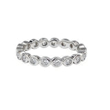 Bubble Bezel Eternity Band