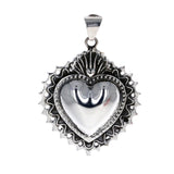 Ornate Sacred Heart Pendant