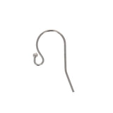 14kt White Gold Ear Wires