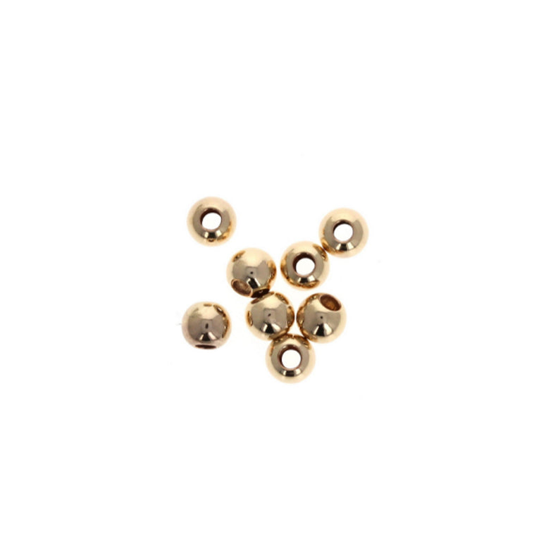 14kt Gold Filled 5mm Large Hole Bead