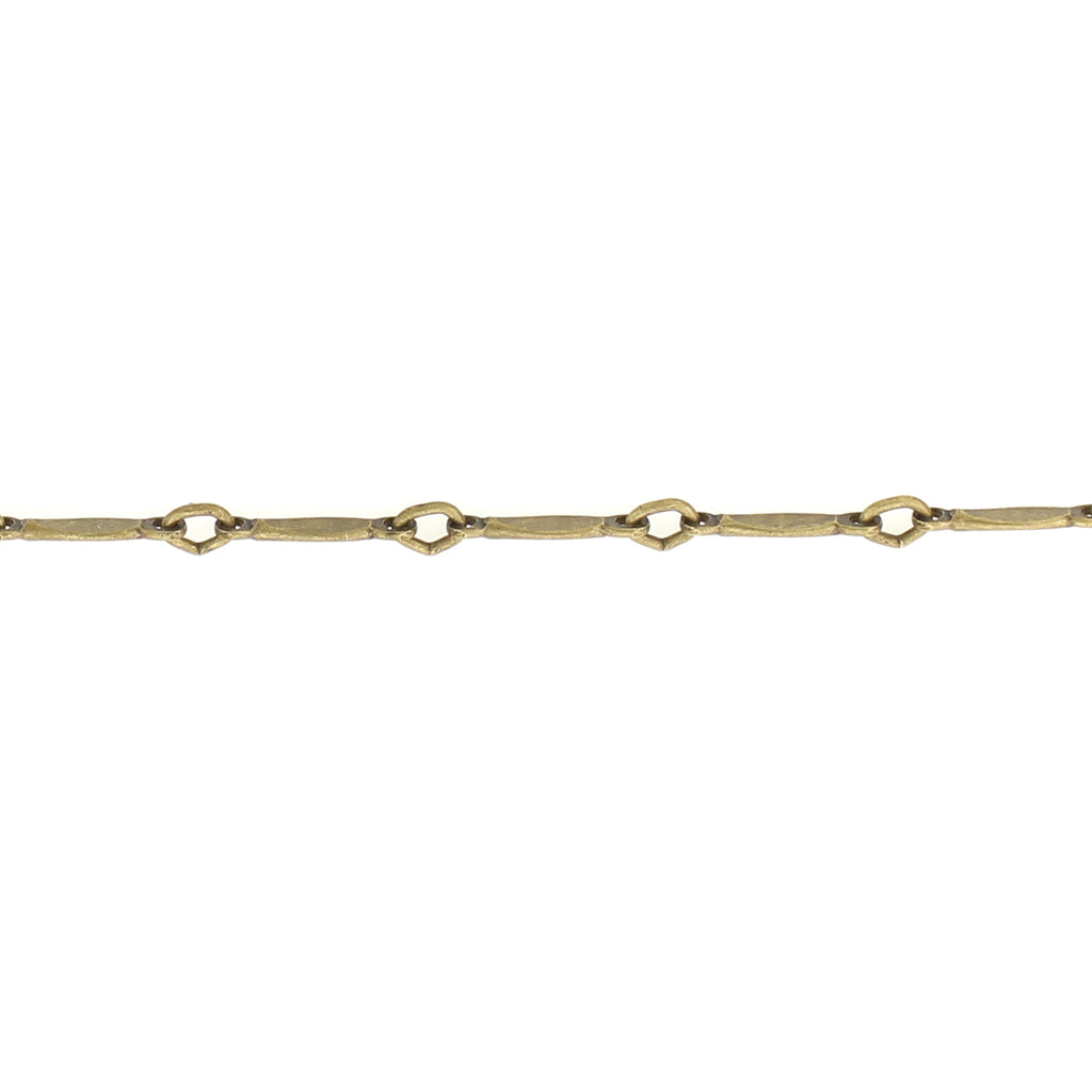 Antiqued Brass 9mm Connector Chain