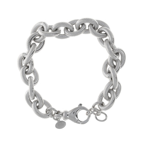 Large Braided Link Bracelet