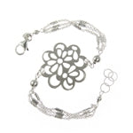 Flower Power Sterling Silver Bracelet