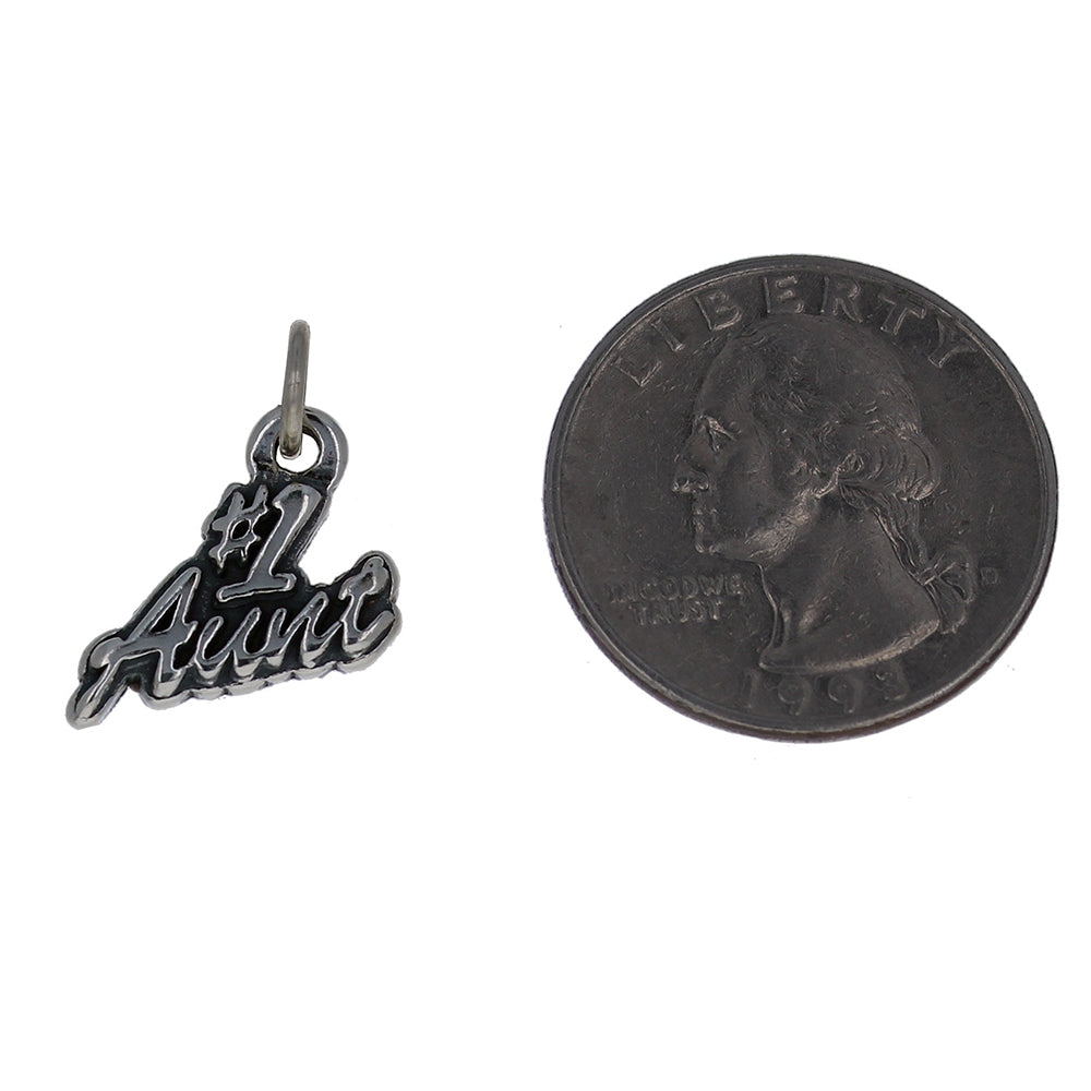 Sterling Silver #1 Aunt Charm