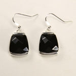 Made for the Night Faceted Black Onyx Earrings