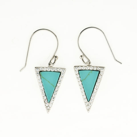 Turquoise Downward Arrow Drops