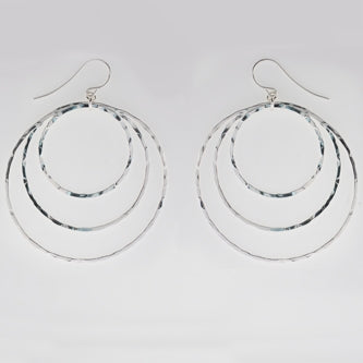 Hammered Layers Earrings