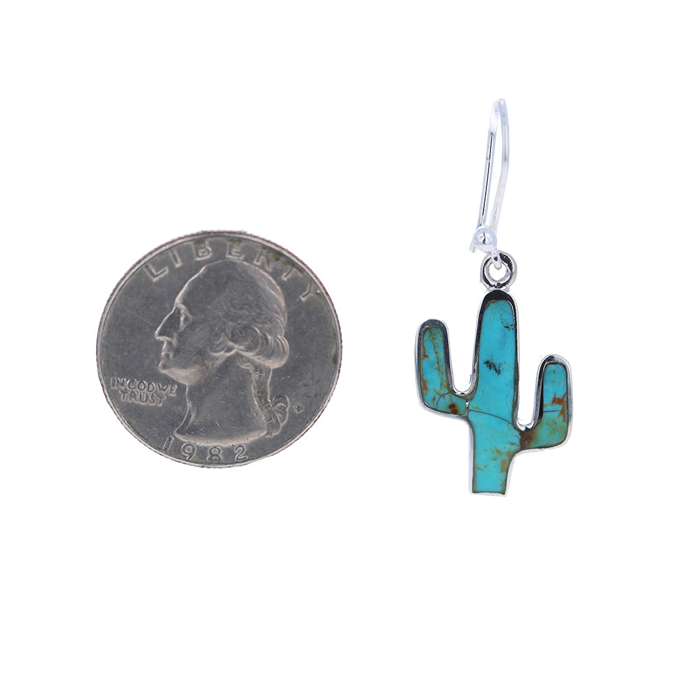 Turquoise Cactus Earrings