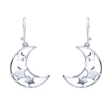 Moon and Star Dangles