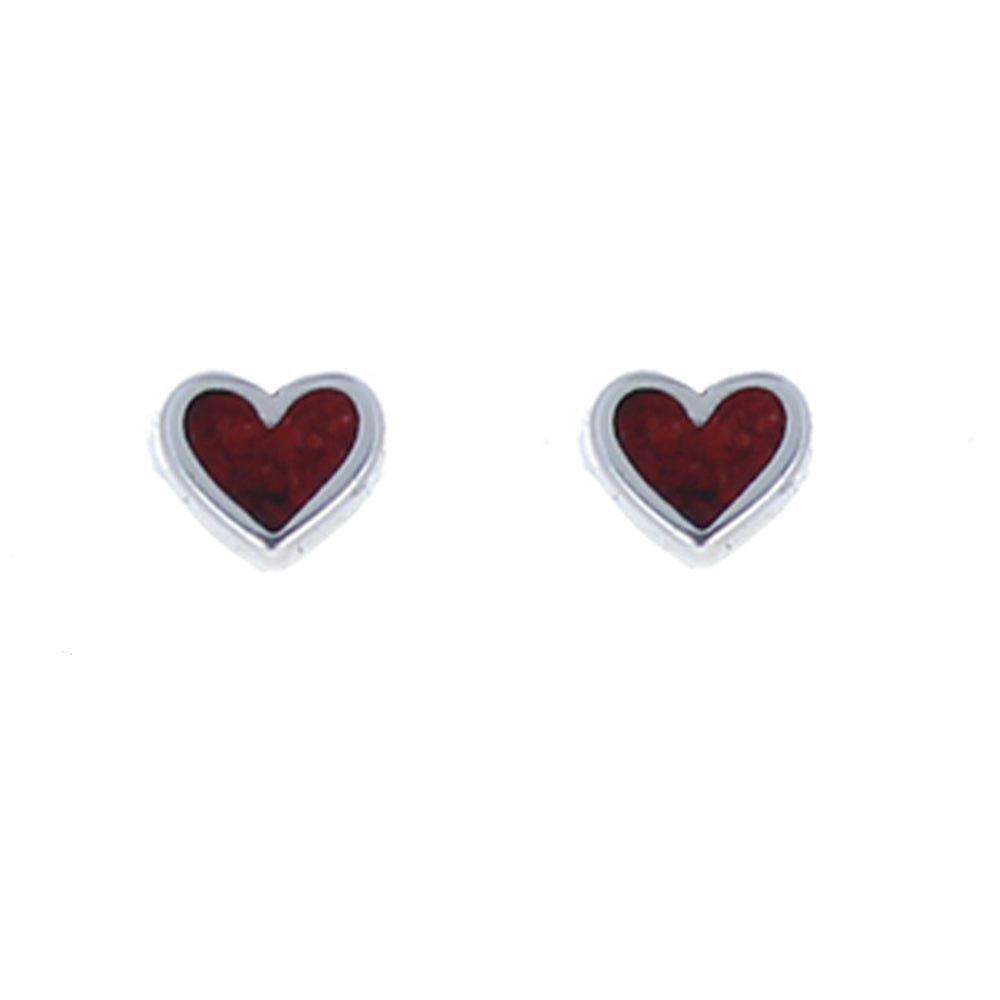 Red Inlaid Hearts