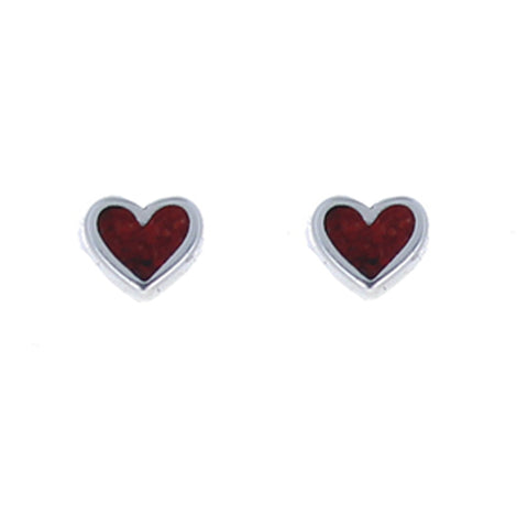 Red Inlaid Hearts
