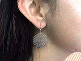 Fancy Disc Earrings