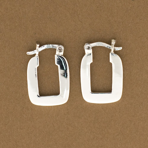 Rectangle Hoop Earrings
