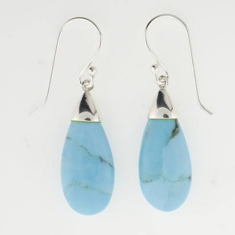 Natural and Chic Turquoise Earrings