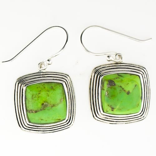 Tiered Lime Earrings