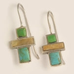 Changing Directions Cross Earrings