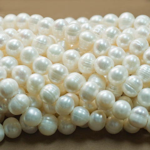 10-11mm Large Hole Freshwater Pearls