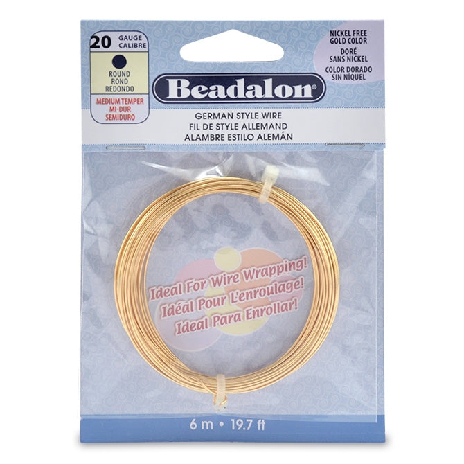Gold Round Beadalon Wire