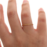 Gold Sparkle Wire Ring
