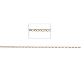 14kt Gold Filled 1.5 x 2mm Cable Chain