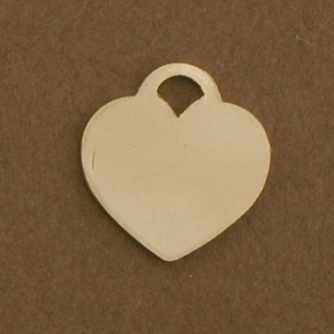 Heart Shaped Gold Blanks
