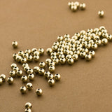 GF 3mm Sandblast Round Matte Beads