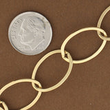 14k Gold Filled Flat Oval Link Chain 13mm x 20mm