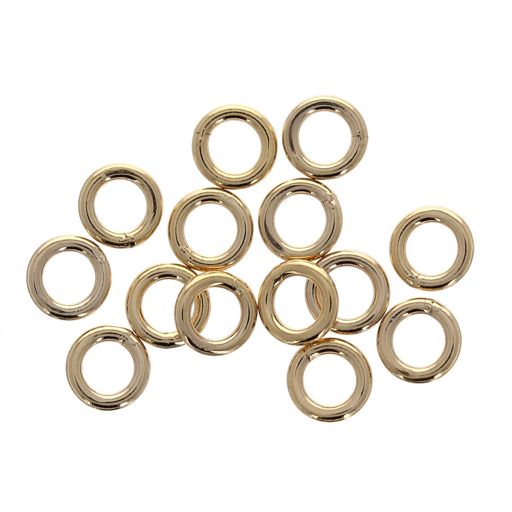 5mm 18 gauge Gold Fill Closed Jump Rings