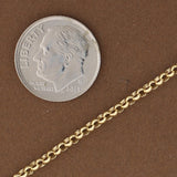 2mm Gold Filled Rolo Chain