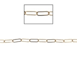 Flat Large Paperclip Chain