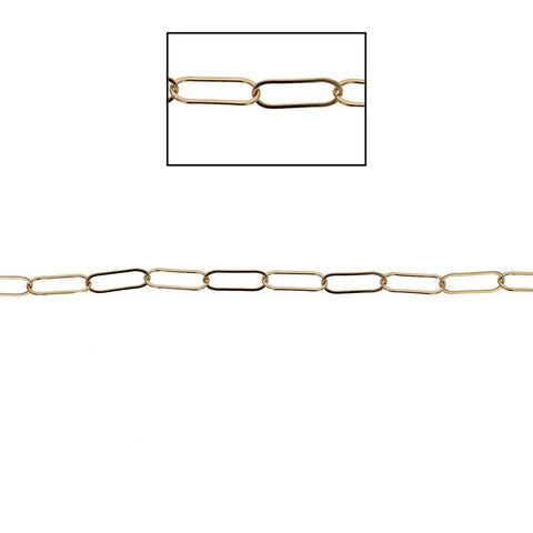 Flat Large Paperclip Chain