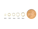 5mm 18ga Gold Filled CLOSED Jump Ring