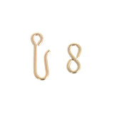 Gold Filled Hook and Eye Set