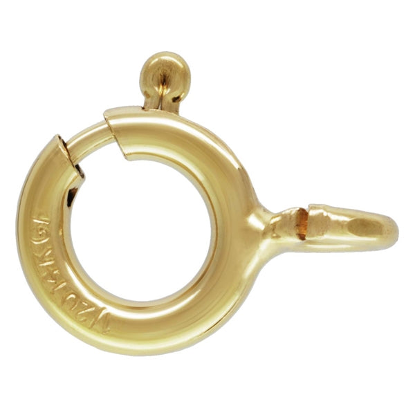 Gold Filled 7mm Spring Ring Open Loop – Mayas Gems