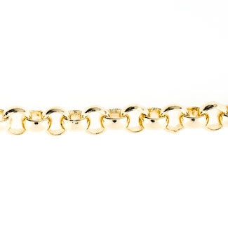 5mm Gold Plated Rolo Chain