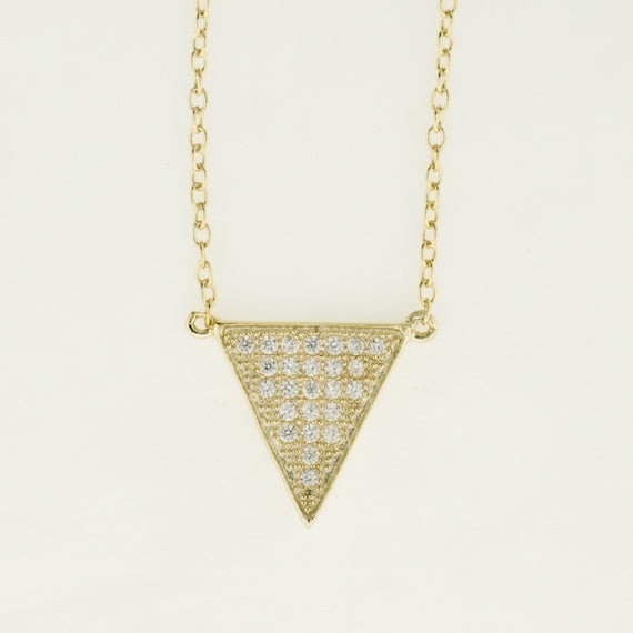Pave Point Necklace