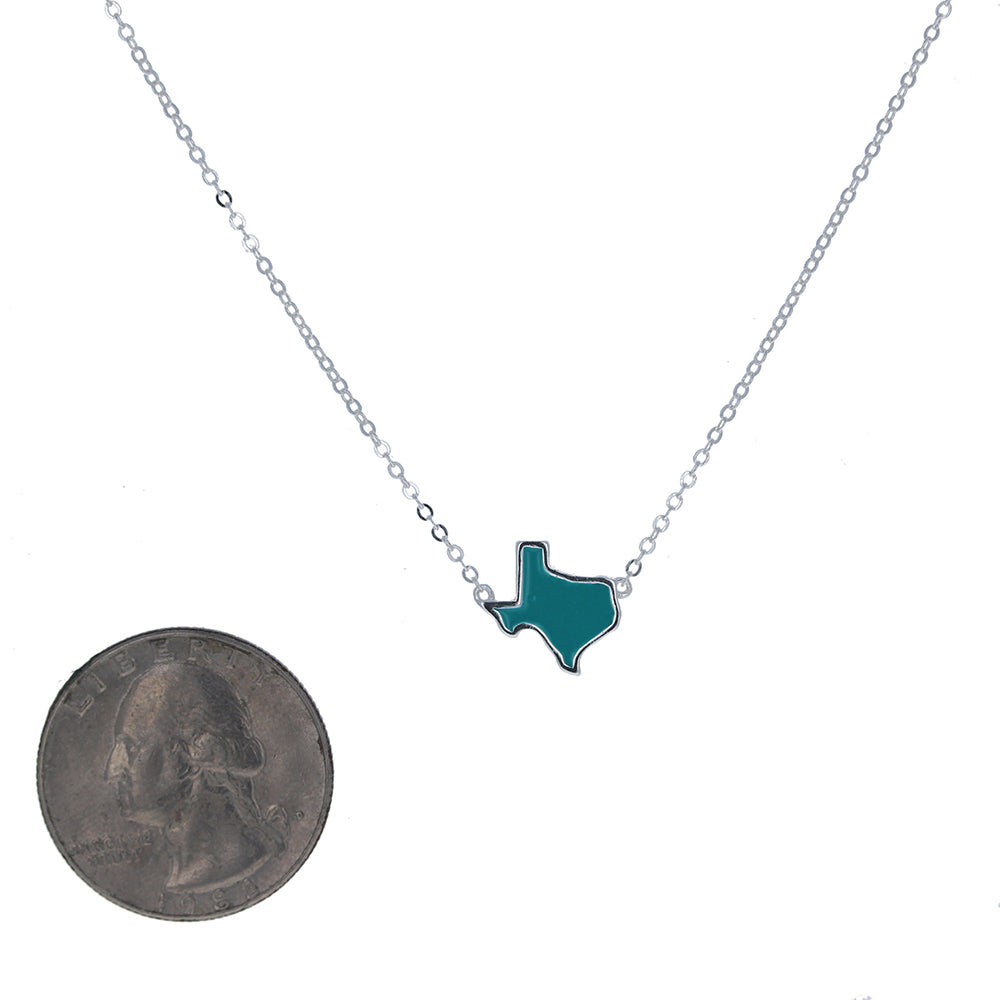 Texas Enamel Necklace