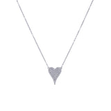 Angled Heart Necklace