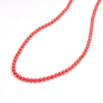 Simple Red Bead Necklace
