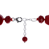Red Sea Bamboo Coral Knotted Necklace
