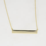 Sterling Simple Bar Necklace